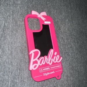Case Barbie 3D Animation Cute Pink Phone with Make up Mirror iPhone 12 Pro Max